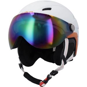 CMP - Casco da sci Wa-2 con visiera, Bianco, M