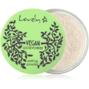 Lovely Vegan Loose Powder - Polvere Libera Fissante per Trucco, Rimuove Imperfezioni e Segni di Stanchezza
