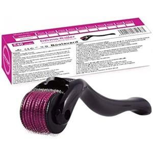 Boolavard Derma Roller Boolavard® TM + custodia da viaggio GRATIS - Dermaroller con 540 aghi, istruzioni in italiano e inglese (0.2 mm)