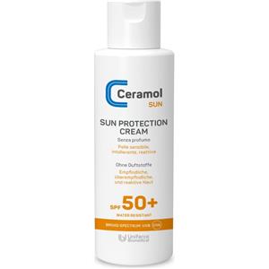 Unifarco Ceramol Sun Protection Cream SPF 50 200 ml - Crema Solare Alta Protezione per Pelli Sensibili