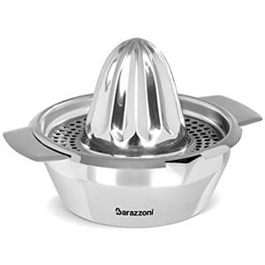 Barazzoni Spremiagrumi manuale, Acciaio Inox 18/10, Beccuccio versatore.