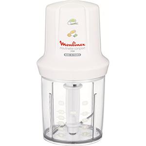 Moulinex DJ3001 Moulinette Compact, 270 W, 43 Decibel, plastica, Bianco