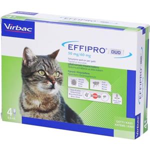 Virbac 104836022 Effipro'Duo Gatto 4Pip