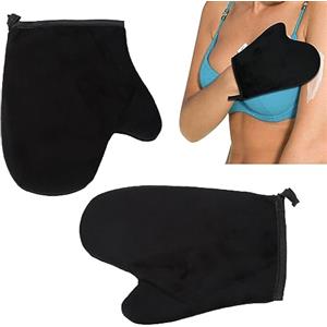 Agatige Guanto abbronzante senza sole, applicatore di lozione per guanti ad abbronzatura uniforme lavabile riutilizzabile per abbronzante e lozione senza sole
