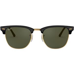 Ray-Ban Occhiali da Sole RB3016 W0365 Clubmaster Nero/Verde G-15 Unisex