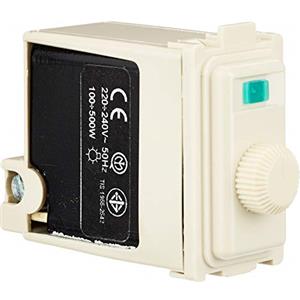 BTicino 5361 Serie Magic Dimmer a Manopola, 220V, 100/500W, 500 W, 230 V, Avorio