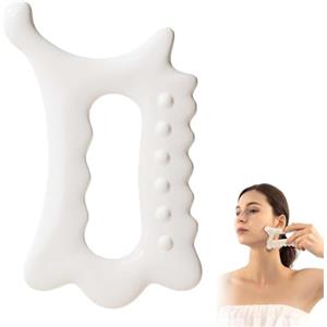 BRDTKUGV Strumento per raschiare il viso dimagrante e rassodante, strumento per la cura della pelle per stringere la pelle e promuovere la circolazione sanguigna, massaggiatore per spalle e piedi, con