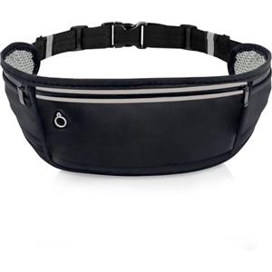 Primasage Marsupio Running per Donne e Uomini con 3 Tasche, Marsupio Impermeabile Running per Telefoni Cellulari Sotto i 7.2 in per Jogging, Fitness, Ciclismo e Attività all'Aperto