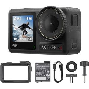 DJI Osmo Action 4 Combo Essenziale - Action cam impermeabile 4K/120fps con sensore 1/1.3
