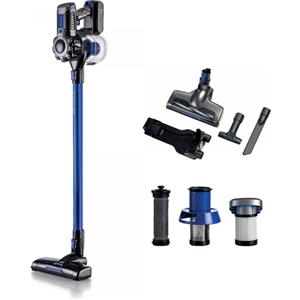 Ariete Lithium Blu - Scopa elettrica ricaricabile senza filo - Batteria al litio 22.2 V/ 2.2 Ah