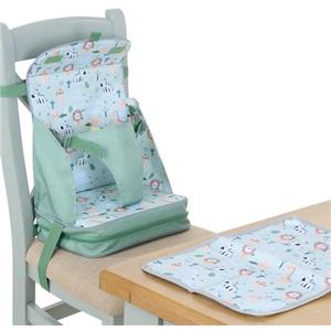 Baby Polar Gear Alza sedia con schienale Polar Gear Safari per bambini piccoli tra 1 e 3 anni, pratico leggero e dotato di una tasca porta tovaglietta.