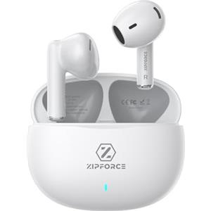 ZIPFORCE True Wireless Earbuds, in-Ear Bluetooth 5.3 Headphones 4-Mics ENC Clear Call, Bluetooth Earbuds Touch Control 40 Playtime, IPX6 Waterproof TWS, Light-Weight Earphones