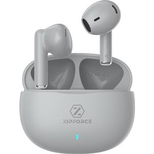 ZIPFORCE Auricolari True Wireless, Cuffie intrauricolari Bluetooth 5.3 4 microfoni ENC Chiamata chiara, Touch Control 40 tempi di riproduzione, TWS impermeabile IPX5, Auricolari leggeri