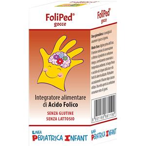 FOLIPED Gocce 5 ml - Integratore di Acido Folico per il Benessere Psicologico e Immunitario