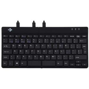 R-go tools Tastiera ergonomica R-Go Split Senza filo Bluetooth QWERTY Nero [RGOSBITWLBL]