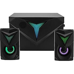 Xtreme Videogames Xtreme Casse PC 2.1 con Subwoofer USB TURTLE Speakers con LED 33208