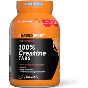NAMED SPORT Creatina 100% - Integratore di Creatina Monoidrato Micronizzata Purissima Creapure® - 120 Compresse
