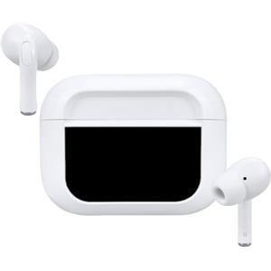 MusicMan Auricolari ANC Wireless Bluetooth 5.3, auricolari TWS con custodia di ricarica Touch Screen Type-C, microfono incorporato, suono coinvolgente - Cuffie intrauricolari leggere Pro BT-X72