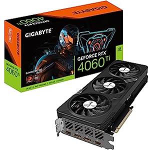 GIGABYTE Scheda grafica GeForce RTX 4060 Ti Gaming OC 16G, 3 ventole WINDFORCE, GDDR6 a 128 bit da 16 GB, scheda video GV-N406TGAMING OC-16GD