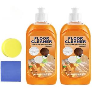 Doksvp Multi-Purpose Floor Cleaner, 2 Pezzi Detersivo Pavimenti Profumato, Lavapavimenti Detersivo Parquet, Detergente Pavimenti Non Schiumogeno, per Pavimenti, Vetro, Piastrelle in Ceramica
