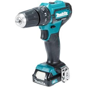Makita HP333DSAJ Trapano Avvitatore a Percussione 12V con 2 Batterie Litio e Mandrino Autoserrante