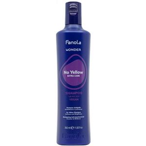 Fanola Wonder No Yellow Shampoo Tonalizzante Anti-Giallo 350 ml per Capelli Biondi e Decolorati