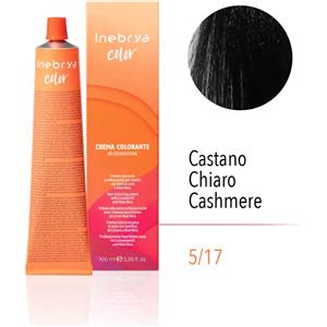 Inebrya Color Crema Colorante Professionale N.5/17 Castano Chiaro Cashmere 100 ml