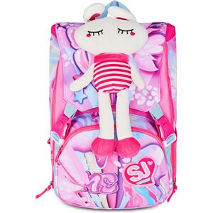 SEVEN Sj Gang Plushy Rabbit Zaino Scuola Sdoppiabile Big