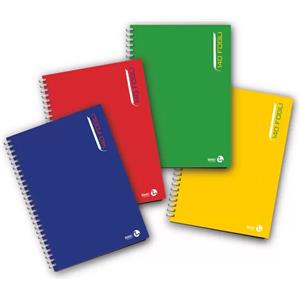 BM Blocco Note Maxi Spiralato Lato Lungo 22,3x29,7cm - 140 Fogli 80gr - Rigatura 5mm