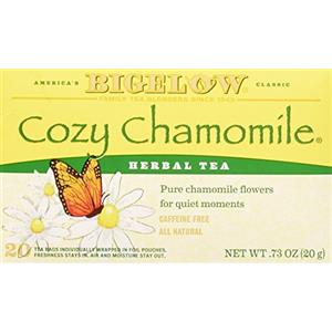 Bigelow Tea - Tè alle Erbe Camomilla Cozy Decaffeinato - 20 Bustine