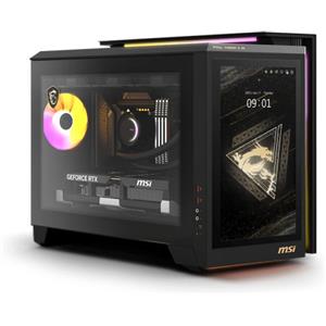 MSI MEG VISION X AI 2-006BIT - PC Desktop Barebone con Processore Intel Core Ultra 9, Alimentatore 1200W, Touchscreen e Tecnologia AI