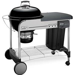 Weber Performer Deluxe GBS Barbecue Carrello A legna Nero, Acciaio inossidabile