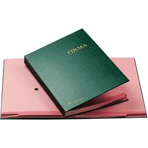 Fraschini Libro Firma Verde 24x34 cm con 14 Intercalari Rinforzati