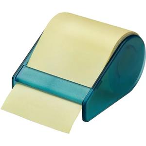 Iternet Memoidea Dispenser per Nastro Adesivo Ricaricabile con 1 Ricarica Giallo Pastello