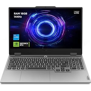 Lenovo LOQ 15 Notebook Gaming, NVIDIA GeForce RTX 5050 8GB GDDR7, Intel Core i5-13450HX, RAM 16GB, 1TB SSD, Schermo 15.6 FHD (1920x1080) 144Hz, Windows 11 Home, Tastiera Retroilluminata - Luna Grey