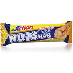 ProAction Nuts Bar Mela e Albicocca 30g - Barretta energetica con frutta secca e cereali, senza aromi artificiali