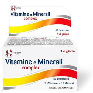 Matt Pharma - Vitamine e Minerali Complex Confezione 60 Compresse