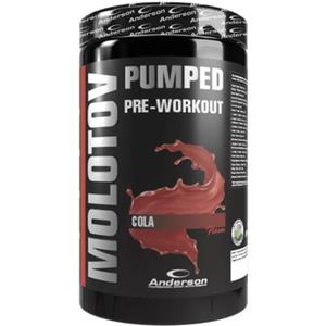 Anderson Research Molotov Pumped Pre Workout 600g - Gusto Cola, Integratore Energetico con Aminoacidi e Creatina
