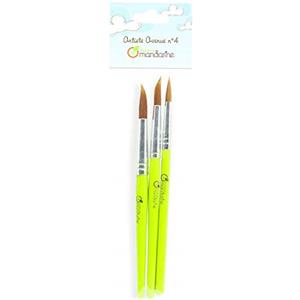 Avenue Mandarine 52531O Set d 3 pennelli con punta rotonda