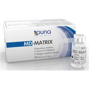 GUNA MD-Matrix - 10 Flaconcini Iniettabili da 2 ml con Collagene per la Mesoterapia