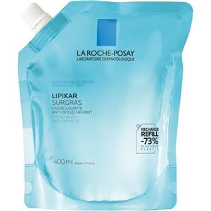 La Roche-Posay Lipikar Surgras Ricarica 400ml - Doccia Crema Anti-Secchezza per Pelle Sensibile e Secca
