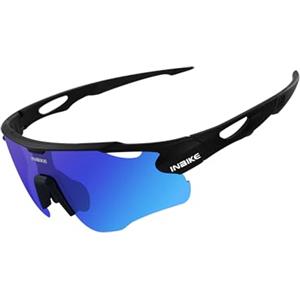 INBIKE Occhiali da Ciclismo Polarizzati Occhiali da Sole Occhiali Sportivi Anti-UV da Uomo e Donna