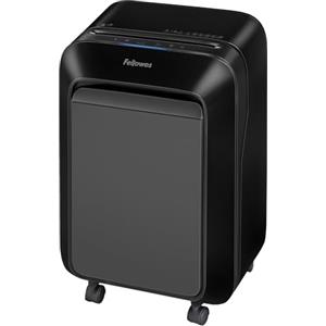 Fellowes distruggi documenti a miniframmento LX210, 16 fogli, per piccolo ufficio, da 1 a 3 utenti, cestino da 23 litri, distruggidocumenti con tecnologia Intellibar e Safesense, nero