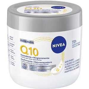 NIVEA Q10 Rassodante Ringiovanente 400 ml - Crema corpo con Coenzima Q10 e Acido Ialuronico per pelle tonica e idratata