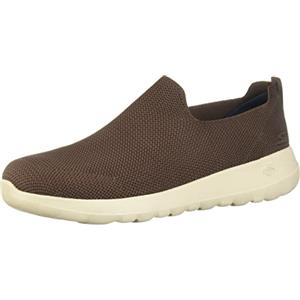 Skechers Men's Go Walk Max-Athletic Air Mesh Slip on Walking Shoe Sneaker, Brown, 7.5 EE - Wide
