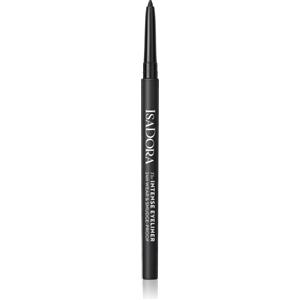 IsaDora Eyeliner Intenso 24H Nero Impermeabile - 0.35 g, Senza Sbavature e Ideale per Smokey Eyes