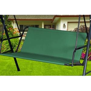 ZHMIZHAM Coprisedile da Giardino per Dondolo, Copriseduta di Ricambio per Dondolo da Giardino, Coprisedili per Altalena da Giardino Tessuto Oxford 600D (138 * 50 * 50cm,Grün)