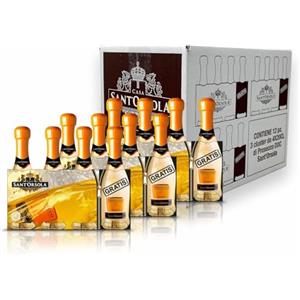 Sant'Orsola - Mini Bottiglie Prosecco D.O.C. Millesimato Extra Dry, 11%, da Uva Glera, Gusto Fresco con Note Fruttate, 9x200 ml+3