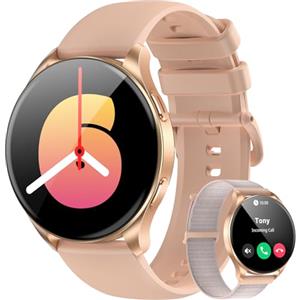 Blackview Smartwatch Donna Uomo, Orologio Smartwatch Uomo Fitness con Chiamate Bluetooth con 1.43' HD AMOLED/112+ Sportive/SpO2/Monitoraggio del Sonno/Cardiofrequenzimetro per Android IOS