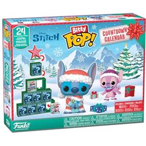 Funko Bitty Pop! Calendario dell'Avvento Lilo e Stitch - 24 Mini Figure in Vinile da Collezione